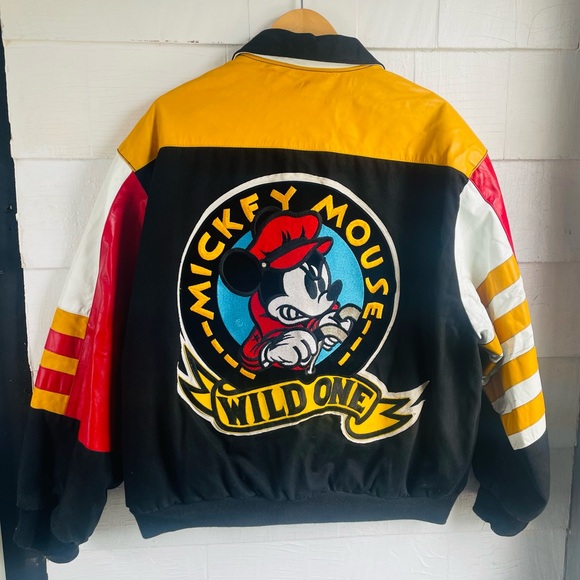 Jeff Hamilton Vintage Mickey Mouse Wild One Jacket - Picture 11 of 12